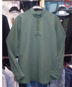 Рубашка Ладога зеленая БС